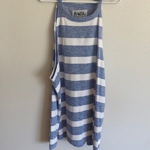 Sank skirt tank top